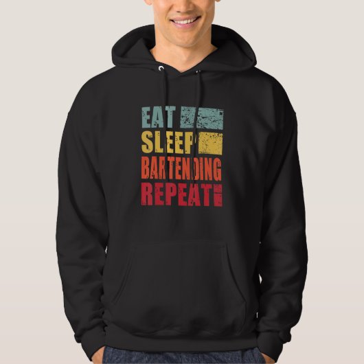 Veste À Capuche Répéter l'arrêt du sommeil (Devant)