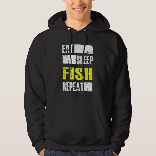 Veste À Capuche Répéter le poisson du sommeil - Fisher (Devant)