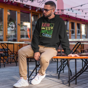 Veste À Capuche Répéter les fléchettes du sommeil - Ventilateur de