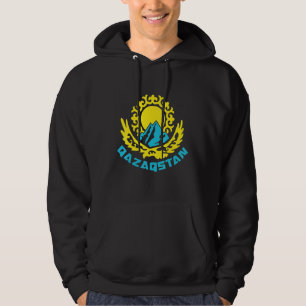 Veste À Capuche République du Kazakhstan Qazaqstan drapeau kazakh