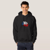 Veste À Capuche République tchèque Drapeau Lip Ceska Tchèque Pride (Devant entier)