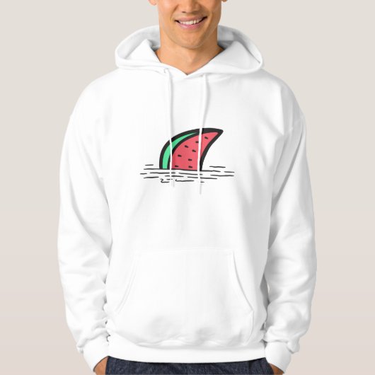 Veste À Capuche requin pastèque (Devant)