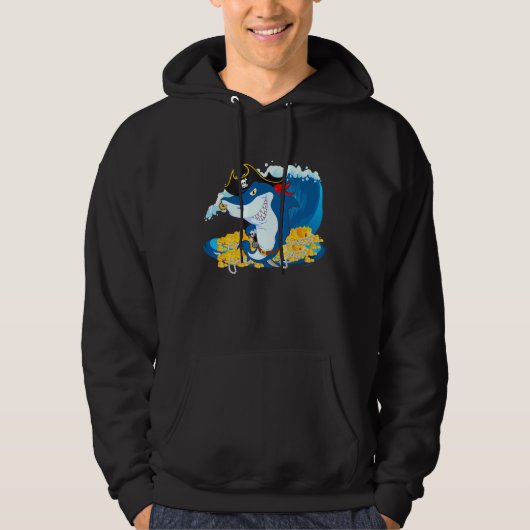 Veste À Capuche Requin pirate (Devant)