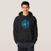 Veste À Capuche Requin pixel sous-marin (Devant entier)