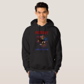 Veste À Capuche Résistez comme c'est 1776 (Devant entier)