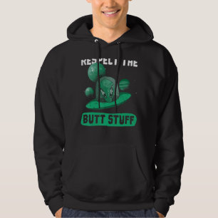 Veste À Capuche Respectez L'Espace De Design Butt Stuff Pour Alien
