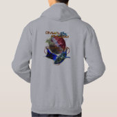 Veste À Capuche respirez le logo de la vie (Dos)