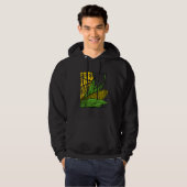 Veste À Capuche Ressentir Corny Corn Pun (Devant entier)
