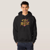 Veste À Capuche Rester positif (Devant entier)