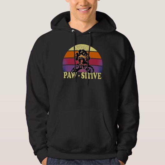Veste À Capuche Restez à Paw (Devant)