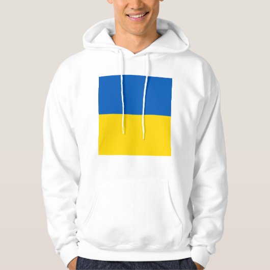 VESTE À CAPUCHE RESTEZ AVEC L'UKRAINE ! (Devant)