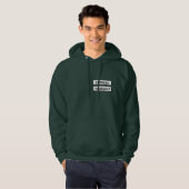 Veste À Capuche Restez Chaleureux, Restez Vrai (Devant entier)