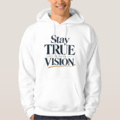 Veste À Capuche Restez fidèle • À votre vision (Devant)