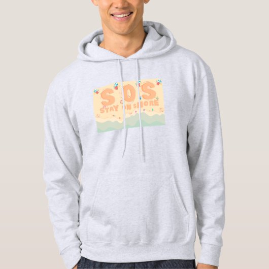 Veste À Capuche Restez Sur La Côte (Devant)