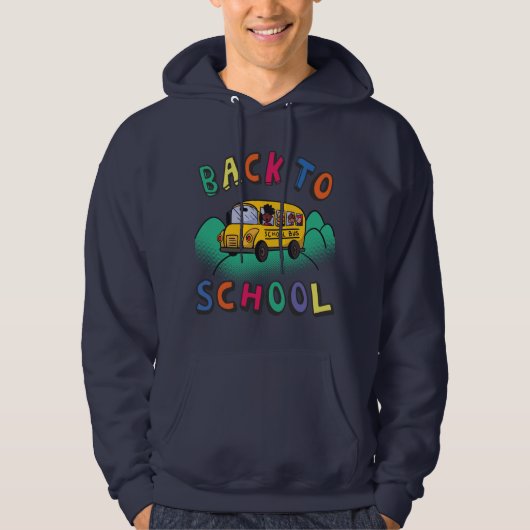 Veste À Capuche Retour à l'école (Devant)