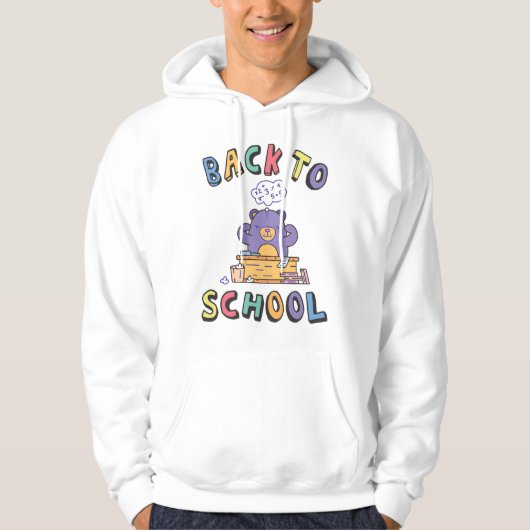 Veste À Capuche Retour à l'école (Devant)