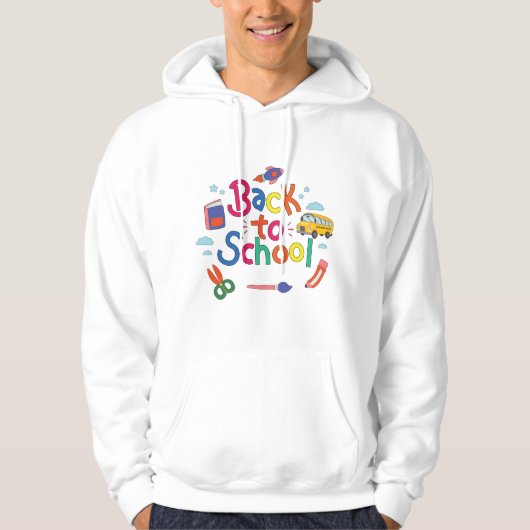 Veste À Capuche Retour à l'école (Devant)