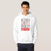 Veste À Capuche Retraité Plus Mon Problème (Devant entier)