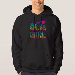 Veste À Capuche Retro 80's Girl 1980s 1980s 1980 femmes