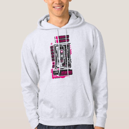 Veste À Capuche Retro Future Cassette Player (Devant)
