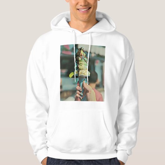 Veste À Capuche Retro ice cream popsicle (Devant)