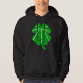 Veste À Capuche Retro Irish Shamrock Basketball Sports St Patrick (Devant)