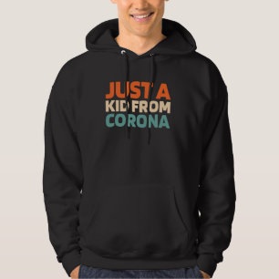 Veste À Capuche Retro Juste Un Enfant De Californie Corona America