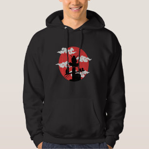 Veste À Capuche Rétro Kanji Samurai Shinobi épée japonaise Ninja