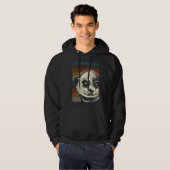 Veste À Capuche Retro Meerkat (Devant entier)