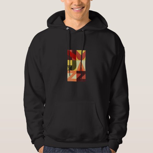 Veste À Capuche Retro Nu Jazz Tee 90s Jazz (Devant)