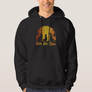Veste À Capuche Retro Save Sea Lions Sceau Vintage