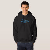 Veste À Capuche Rétro Solana Sol Script Gras Police Solana Crypto (Devant entier)