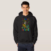 Veste À Capuche Rex Dinosaur Cinco De Mayo Parti Mexicain Lit Des (Devant entier)