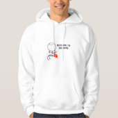 Veste À Capuche Rien À Faire Ici Mème (Devant)