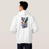 Veste À Capuche Rise Above Limits – Inspirational Typography Tee  (Dos entier)