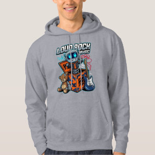 Veste À Capuche Robot de musique rock bruyante
