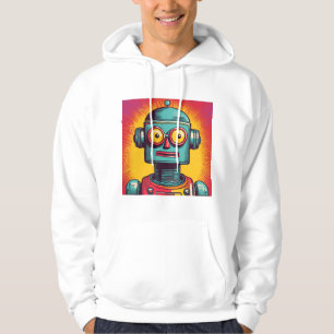 Veste À Capuche Robot Pop Art