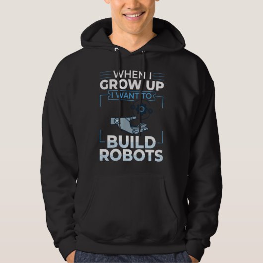 Veste À Capuche Robotics Engineer Software Building Robots 1 (Devant)