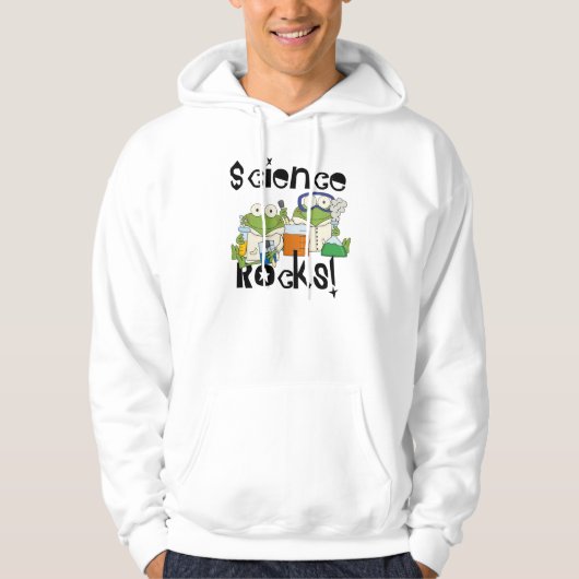 Veste À Capuche Roches de la Science de grenouilles (Devant)