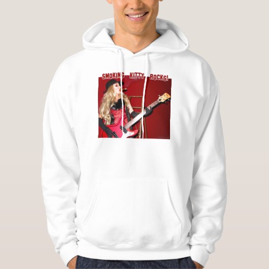 Veste À Capuche Roches de tabagisme de Kitty ! (Devant)