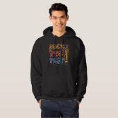 Veste À Capuche Rock Le Jour De Test Étudiants Et Enseignant (Devant entier)