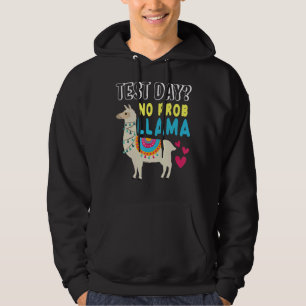 Veste À Capuche Rock Le Jour D'Essai Llama Tests D'Examen D'Enseig