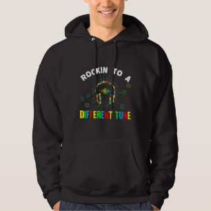 Veste À Capuche Rockin À Un Autisme Différent Tune Garçons Filles