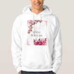 Veste À Capuche Romantic Blush Watercolor Bridal Party Shirt |<br><div class="desc">Celebrate your special day with this elegant pink floral wedding T-shirt design on a clean white background. Featuring soft blush watercolor blooms and romantic typography, this design is perfect for brides, bridesmaids, wedding squads, engagement celebrations, and pre-wedding photoshoots. The minimal floral aesthetic makes it ideal for spring weddings, garden ceremonies,...</div>