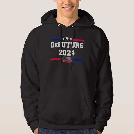Veste À Capuche Ron DeSantis 2024 Make America Florida US Flag 202 (Devant)