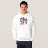Veste À Capuche Ron Paul 2012 - Paix, liberté, prospérité (Devant entier)