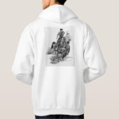 Veste À Capuche Roping de boeuf d'équipe (Dos)