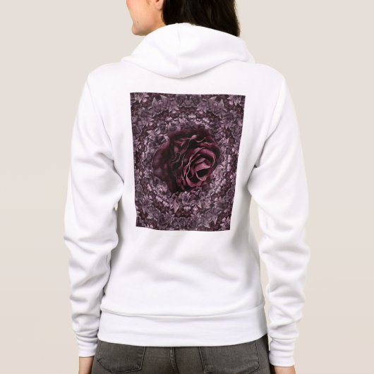 Veste À Capuche Rose Mandala (Dos)