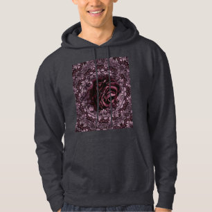 Veste À Capuche Rose Mandala 