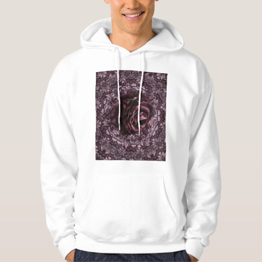 Veste À Capuche Rose Mandala (Devant)